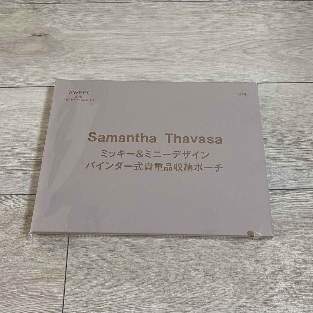 Samantha Thavasa(サマンサタバサ)のsweet 付録　ミッキー＆ミニーデザイン　バインダー式貴重品収納ポーチ レディースのファッション小物(ポーチ)の商品写真