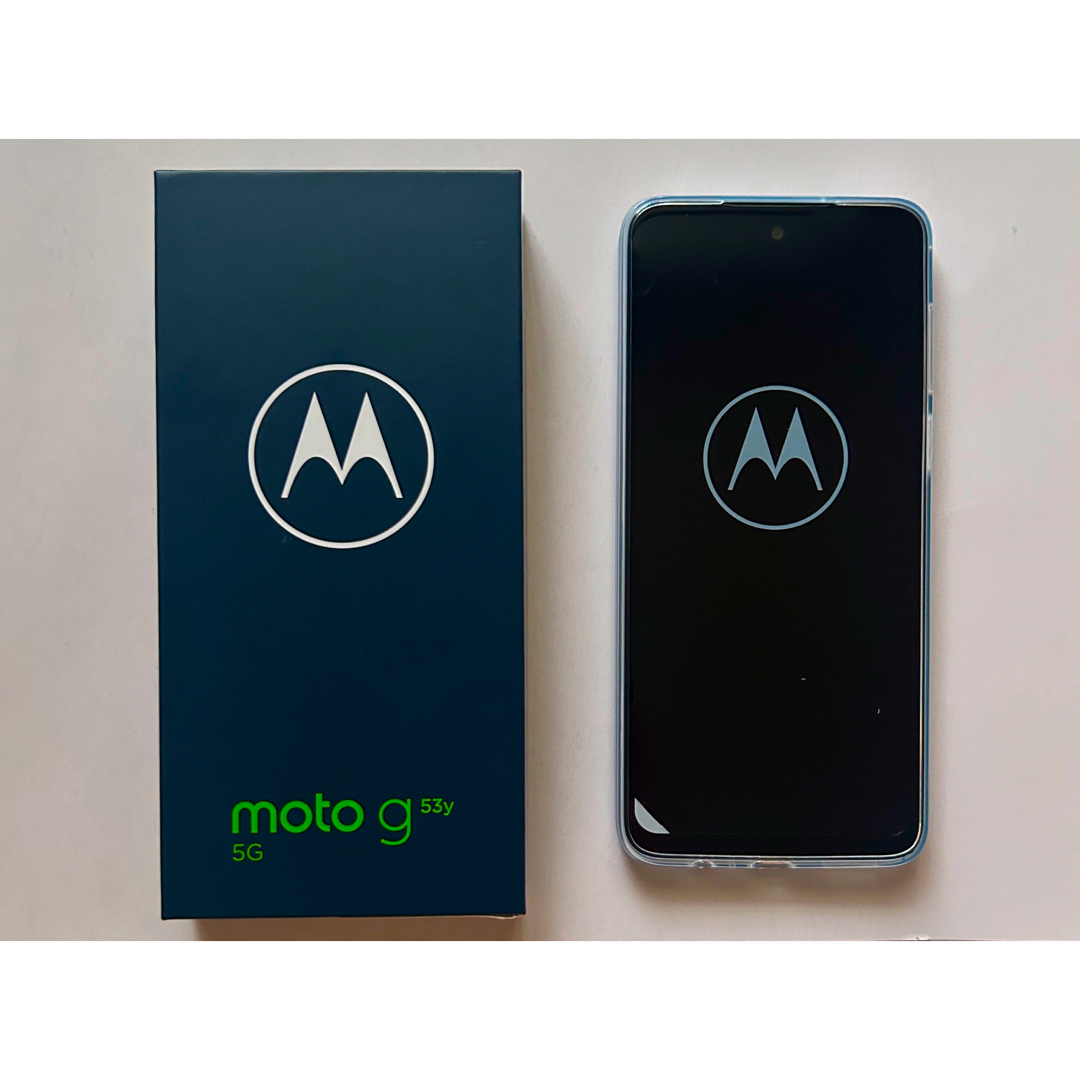 【新品未使用】Motorola moto g53y 5G アークティックシルバー