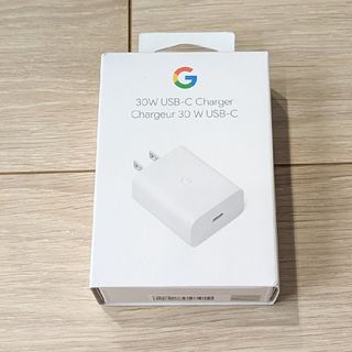 グーグル(Google)の【純正品】Google 30W USB-C Charger 充電器 タイプC(バッテリー/充電器)