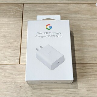 グーグル(Google)の【新品】【純正品】Google 30W USB-C Charger 充電器(バッテリー/充電器)