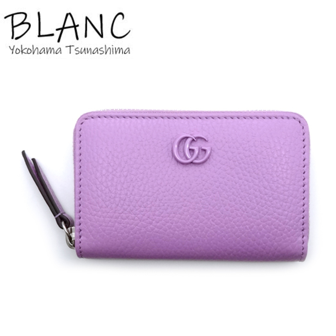 GUCCI - グッチ ダブルG ジップアラウンド ウォレット レザー GUCCI - グッチ ダブルG ジップアラウンド ウォレット レザー