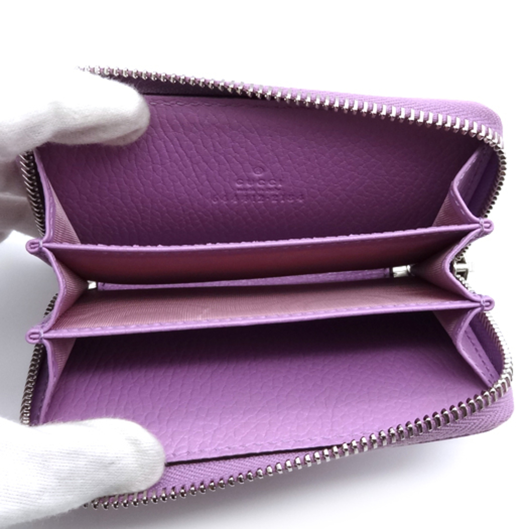 GUCCI - グッチ ダブルG ジップアラウンド ウォレット レザー GUCCI - グッチ ダブルG ジップアラウンド ウォレット レザー