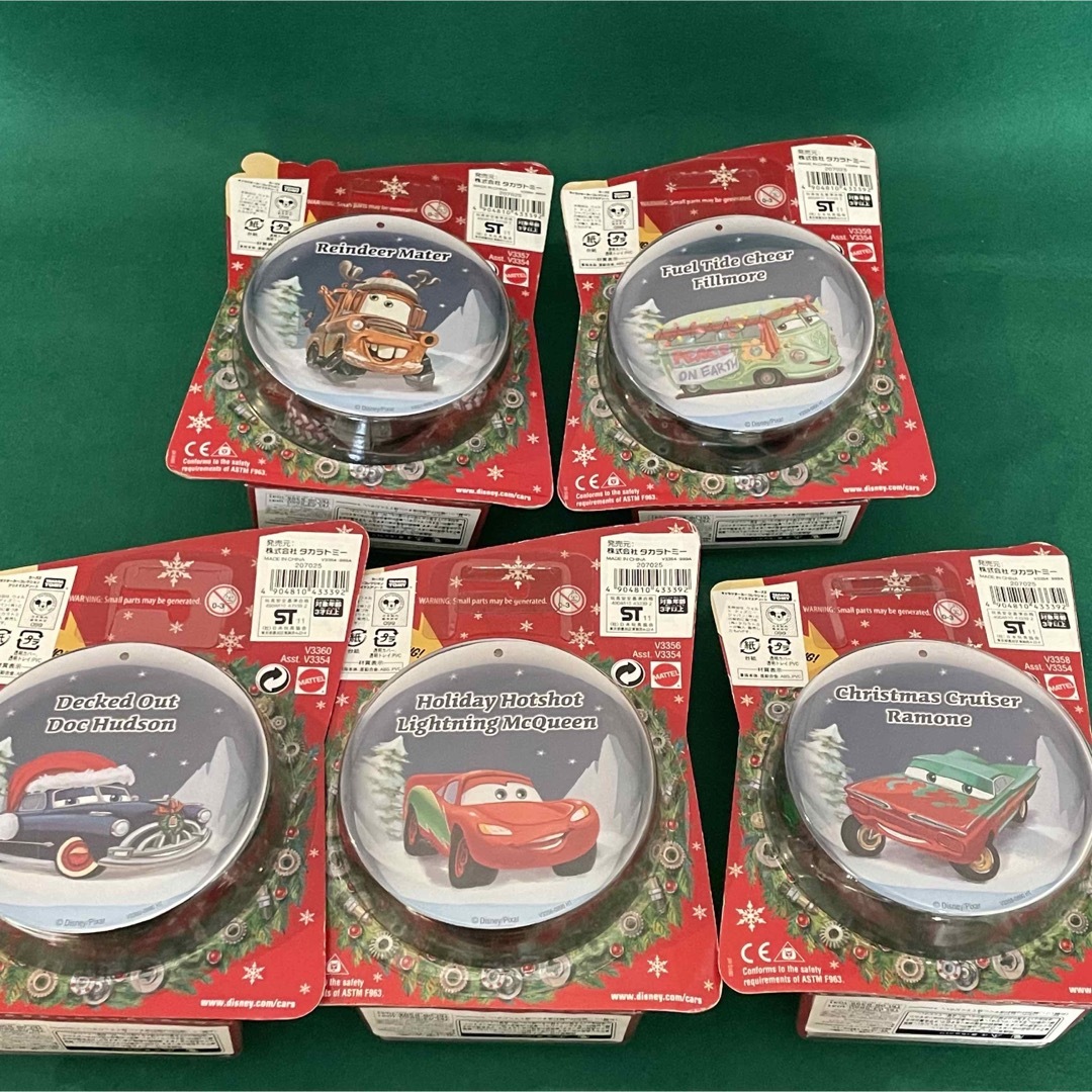 Disney - カーズ マテル ミニカー 5台セット クリスマスの通販 by