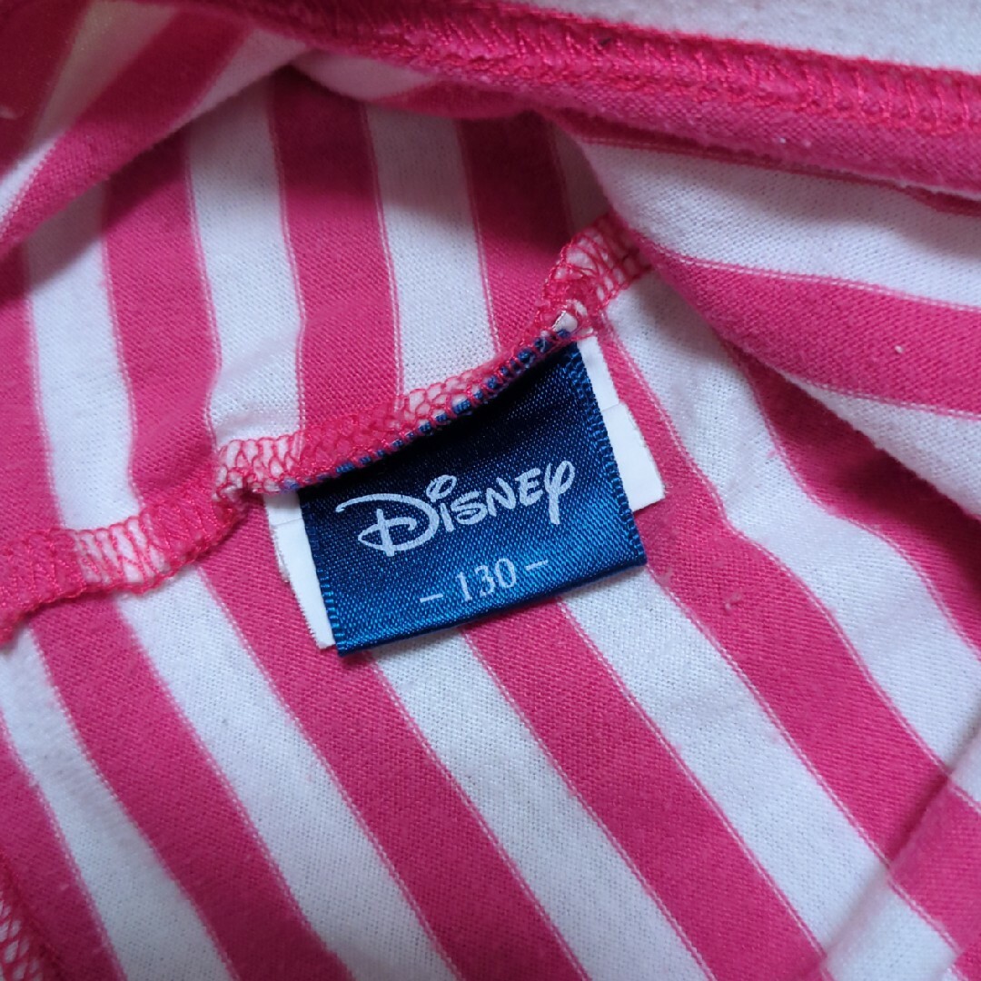 Disney(ディズニー)のタンクトップ　ピンクと白　ボーダー　ミニーマウス キッズ/ベビー/マタニティのキッズ服女の子用(90cm~)(その他)の商品写真