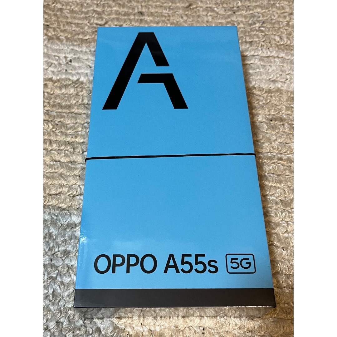 OPPO A55s 5G  グリーン  SIMフリー　新品未開封 スマホ/家電/カメラのスマートフォン/携帯電話(スマートフォン本体)の商品写真