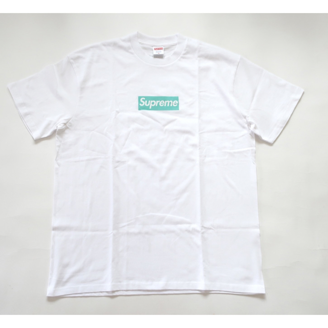 (XL)Supreme Tiffany Box Logo Teeティファニー