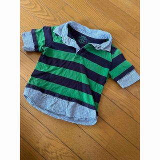 ベビーギャップ(babyGAP)のボーダーTシャツ　ベビーギャップ　GAP 襟付き　ボーダー(Tシャツ/カットソー)