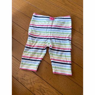 ベビーギャップ(babyGAP)のズボン　パンツ　80 GAP カラフル　ボーダー(パンツ)