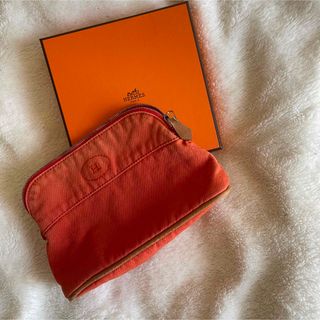 エルメス(Hermes)の️【匿名配信】✳︎ HERMES✳︎ポーチ✳︎オレンジ色✳︎(ポーチ)