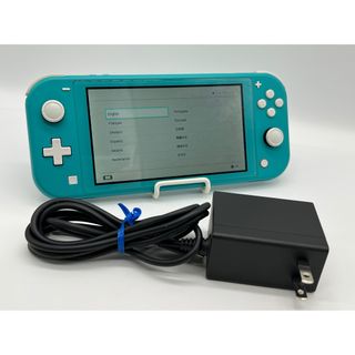 ニンテンドースイッチ(Nintendo Switch)の【液晶美品】Switch Light ターコイズ スイッチライト 本体 任天堂(携帯用ゲーム機本体)