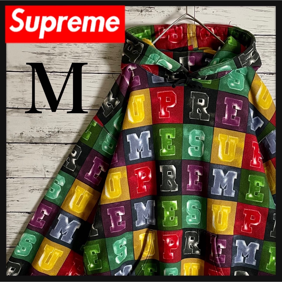 Supremeシュプリーム 総柄 マルチロゴ Tシャツ 入手困難　L