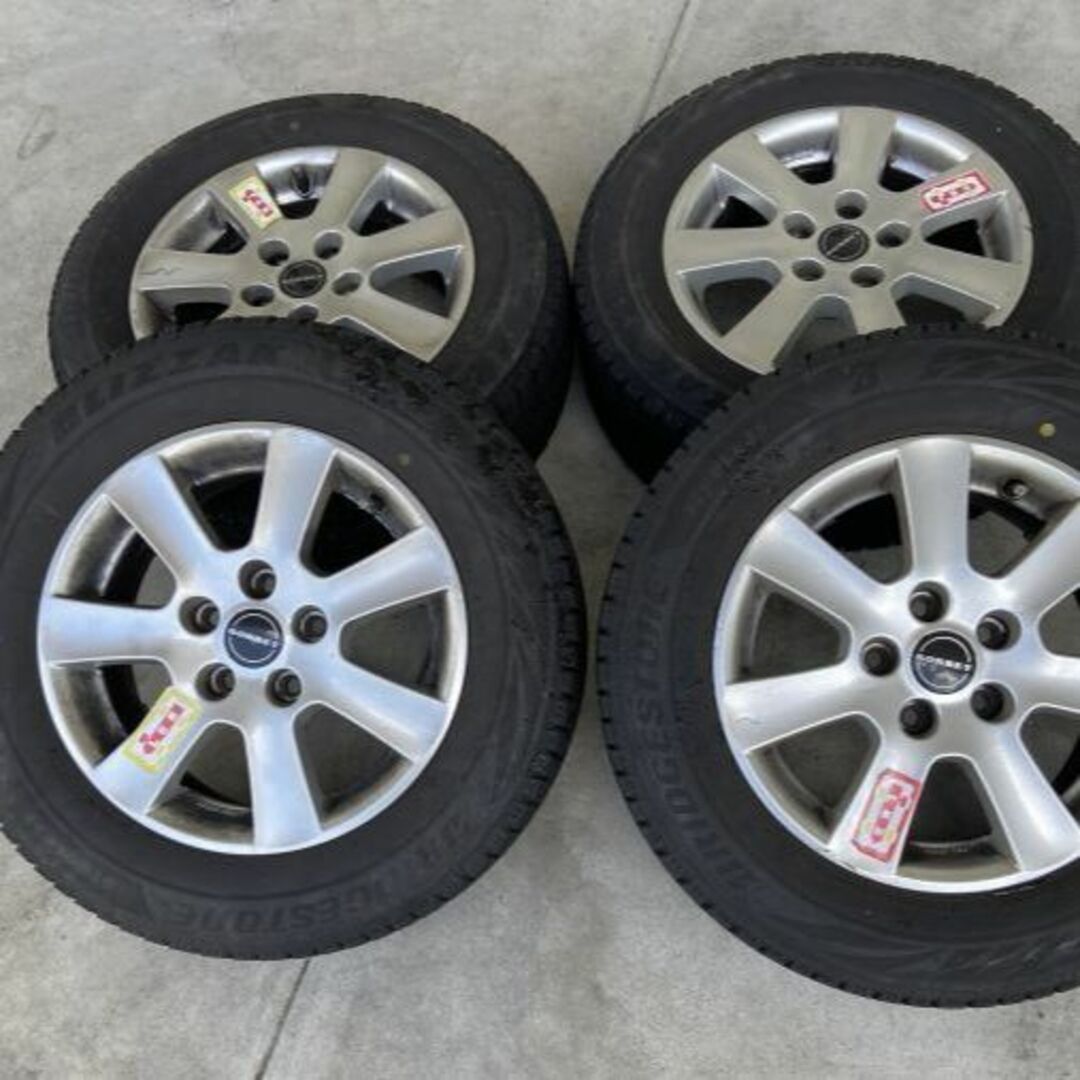 BORBET 15インチホイール BRIDGESTONE スタッドレスタイヤ付4