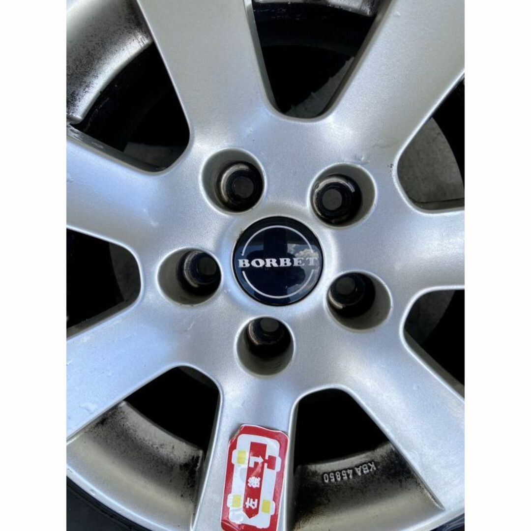 BORBET 15インチホイール BRIDGESTONE スタッドレスタイヤ付4