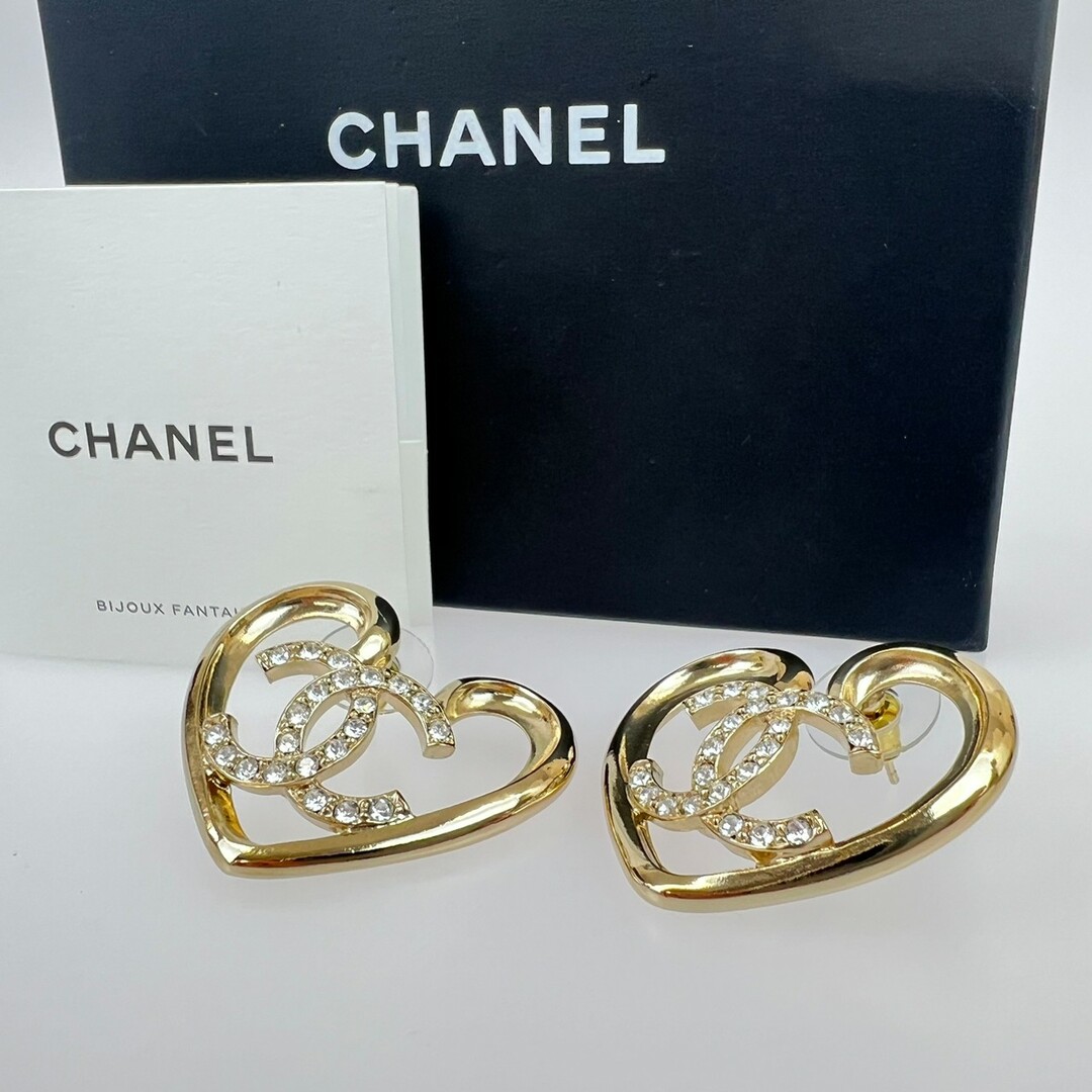 CHANEL - 新品 23SS CHANEL シャネル ハート ピアス ココマーク