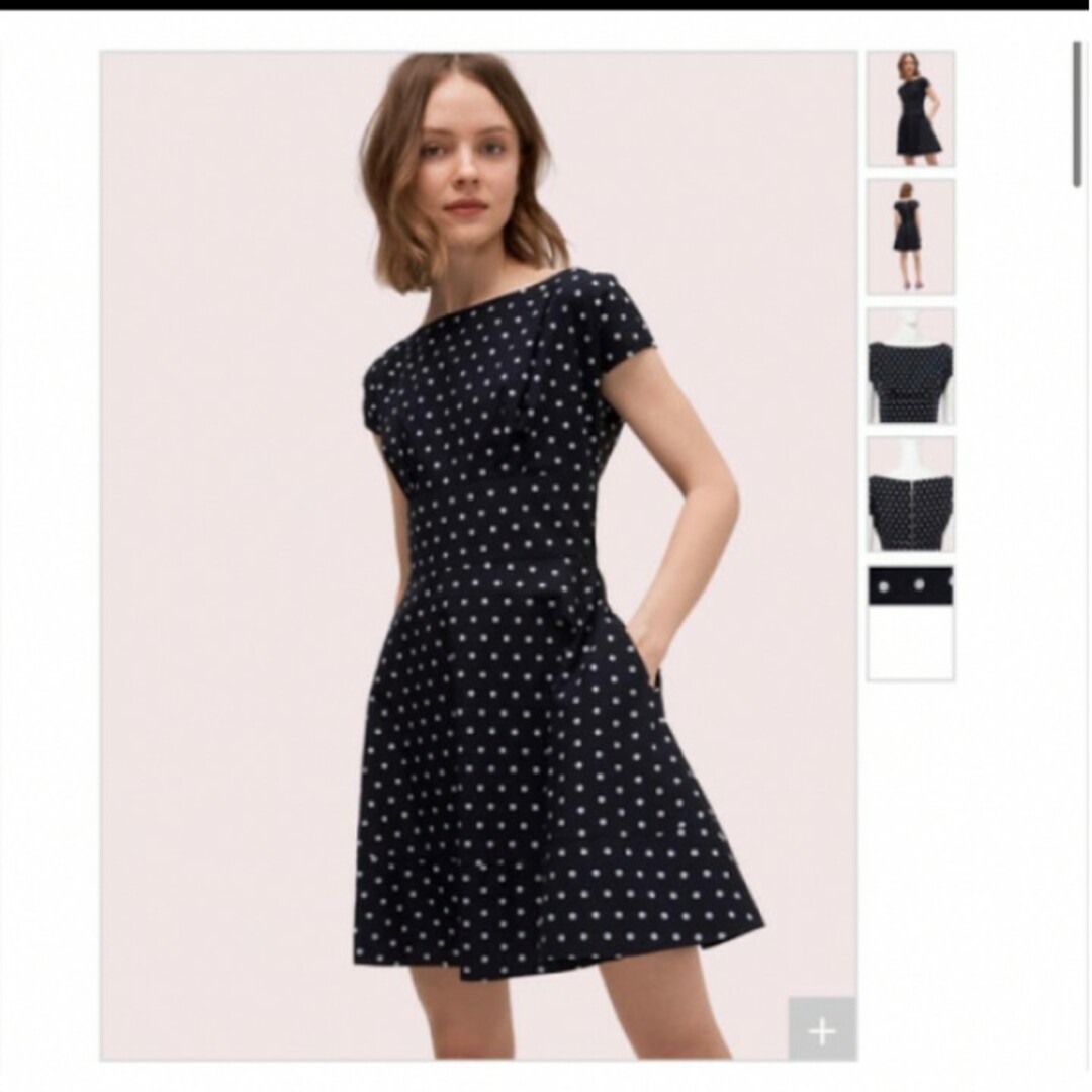 新品 kate spade ドット柄ワンピース | フリマアプリ ラクマ