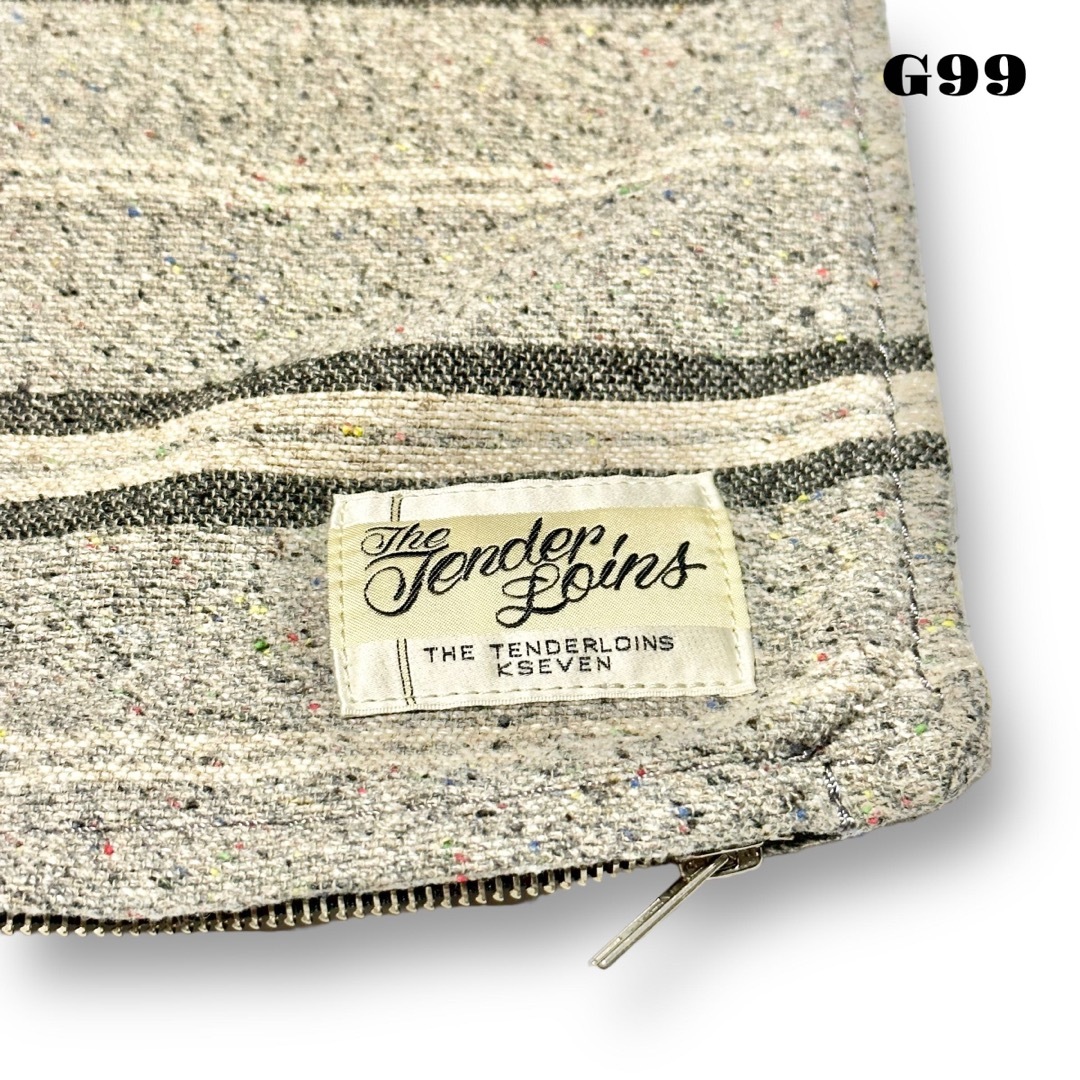 TENDERLOIN - 希少品! TENDERLOIN クッション カバー ボーダー TENDERLOIN - 希少品! TENDERLOIN クッション カバー ボーダー