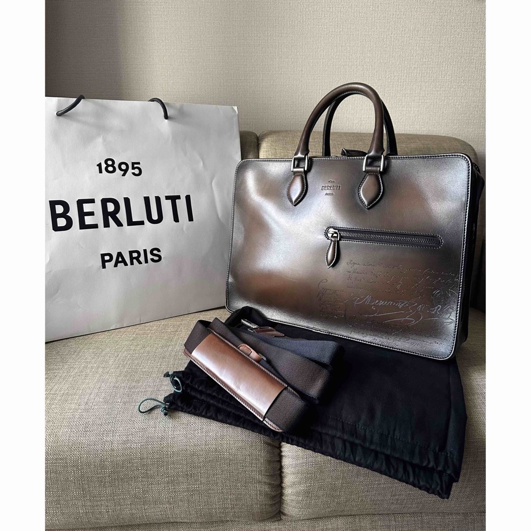 定価63,2万 Berluti ベルルッティ ドゥジュール ブリーフケース | mdh