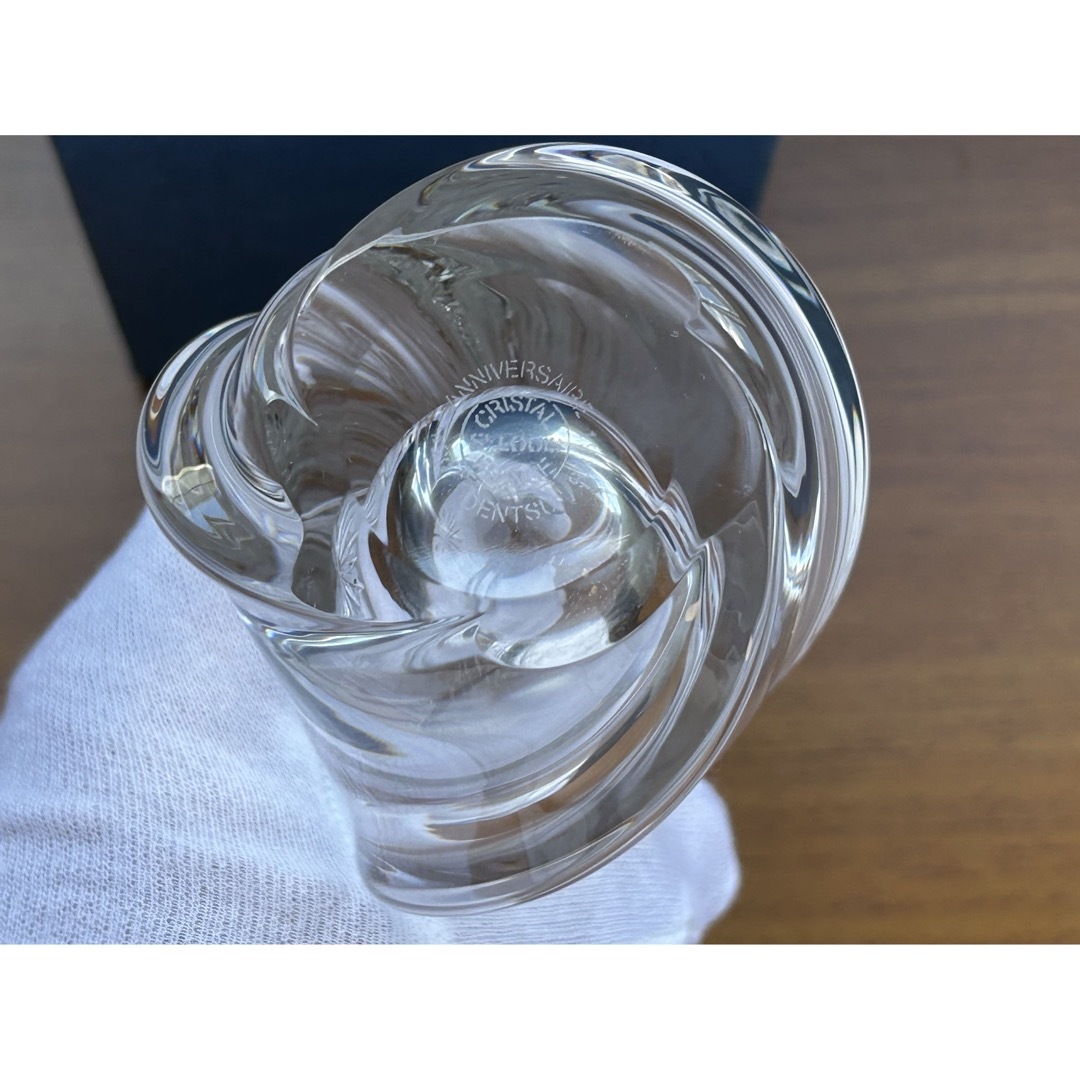 SAINT LOUIS 花瓶 クリスタルガラス フランス製 未使用品 インテリア/住まい/日用品のインテリア小物(花瓶)の商品写真