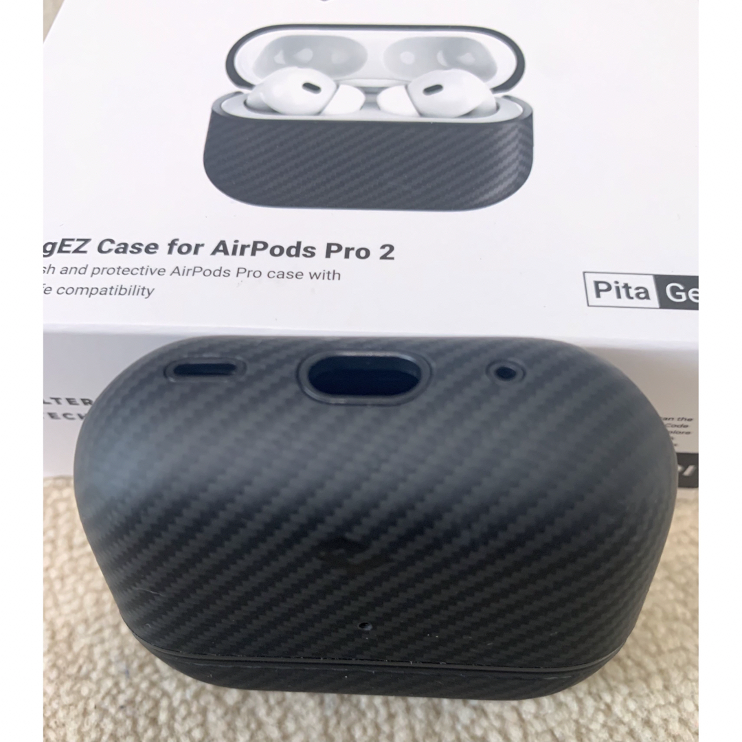 PITAKA MagEZ Case for AirPods Pro2 スマホ/家電/カメラのオーディオ機器(ヘッドフォン/イヤフォン)の商品写真