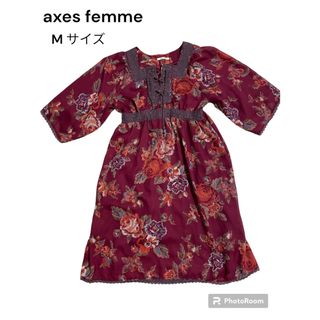 アクシーズファム(axes femme)の★axes femme 花柄ワンピース★(ひざ丈ワンピース)