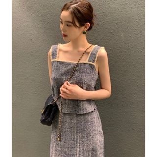 ザラ(ZARA)の韓国　セットアップ　タンクトップ　タイトスカート　dholic h&m ZARA(セット/コーデ)