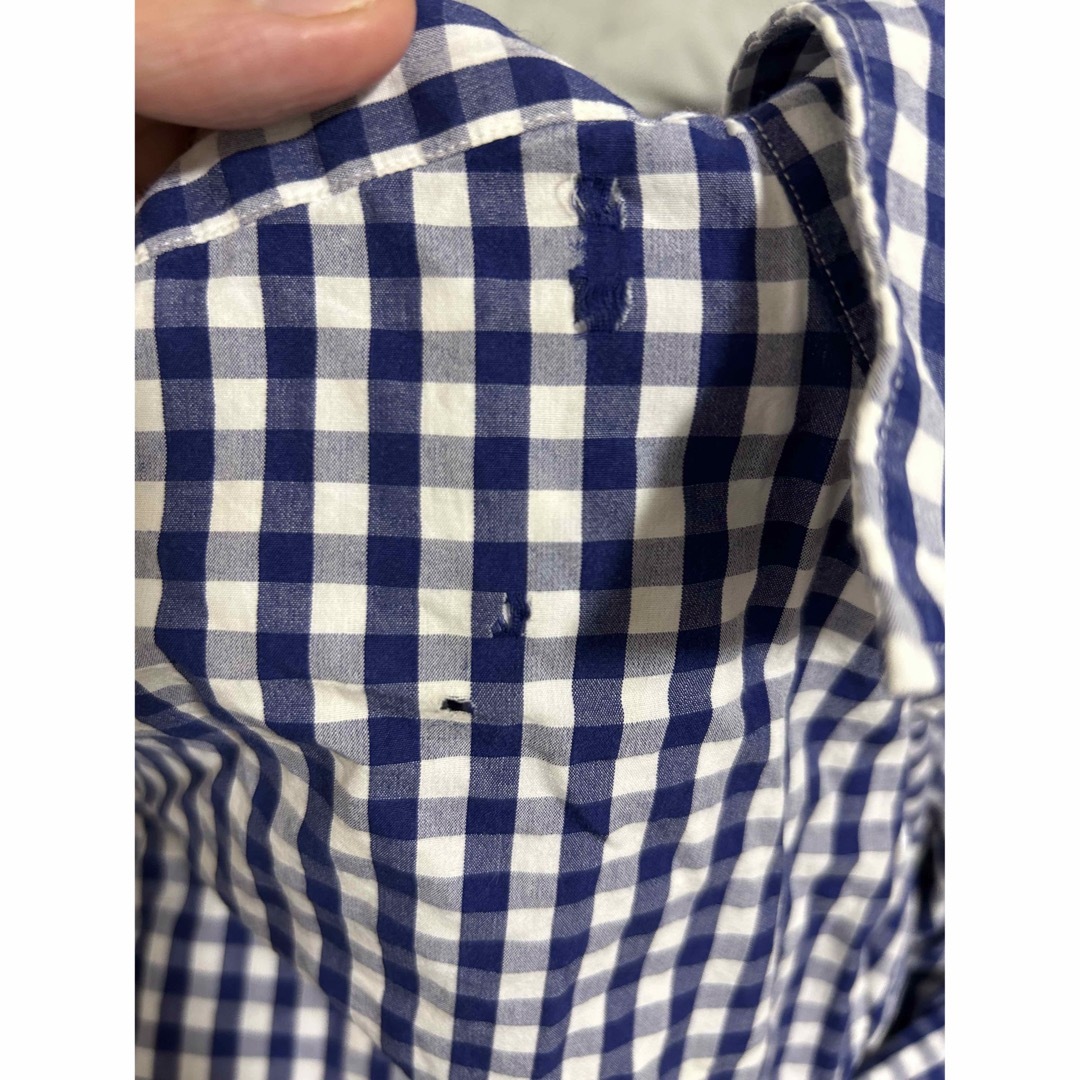 COMOLI(コモリ)のコモリ COMOLI  17SS ギンガムチェックシャツ 長袖 青 ブルー  メンズのトップス(シャツ)の商品写真