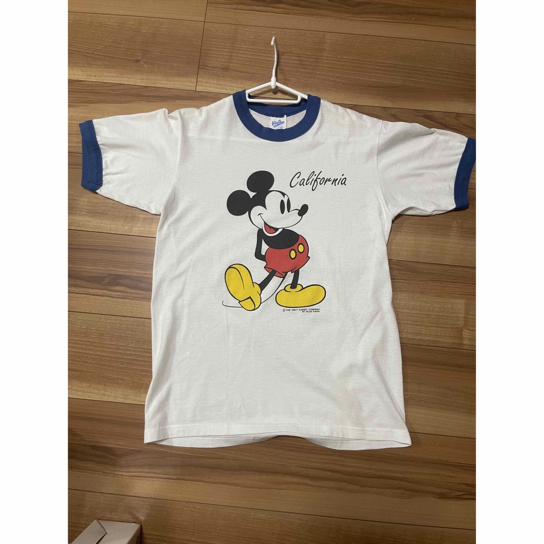 VELVA SHEEN(ベルバシーン)のベルバシーン　ミッキーマウス　リンガーシャツ USA デッドストック　美品 メンズのトップス(Tシャツ/カットソー(半袖/袖なし))の商品写真