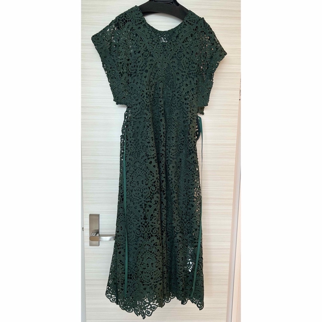 Ameri VINTAGE - MEDI 2WAY FLARE CHEMICAL LACE DRESSの通販 by ぬこ