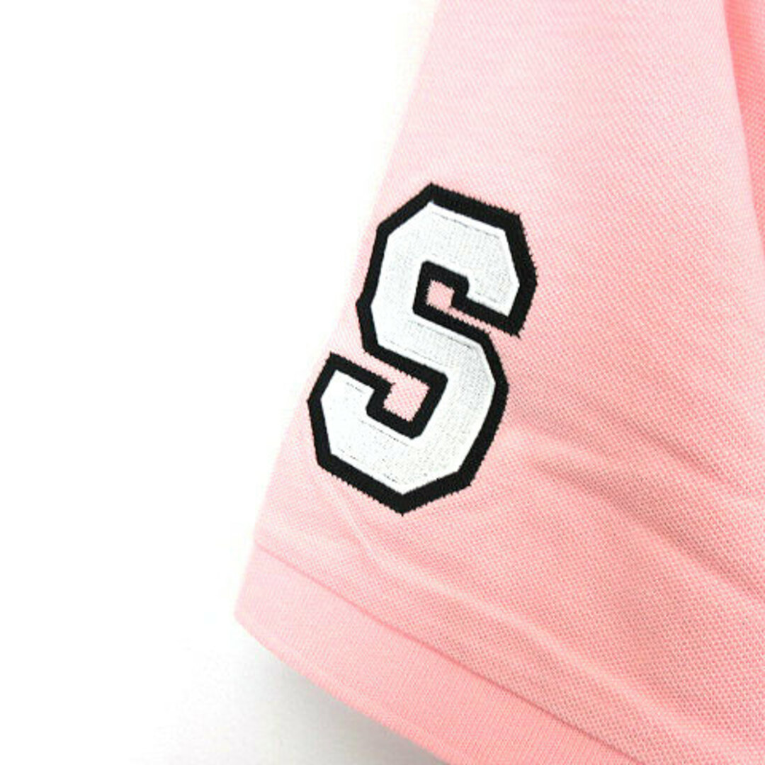 CAPTAIN SANTA(キャプテンサンタ)のキャプテンサンタ ロゴ ワッペン 半袖 ポロシャツ ピンク XL メンズのトップス(ポロシャツ)の商品写真