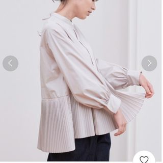 ANAYI 【雑誌掲載】タイプライタースソプリーツ ブラウス