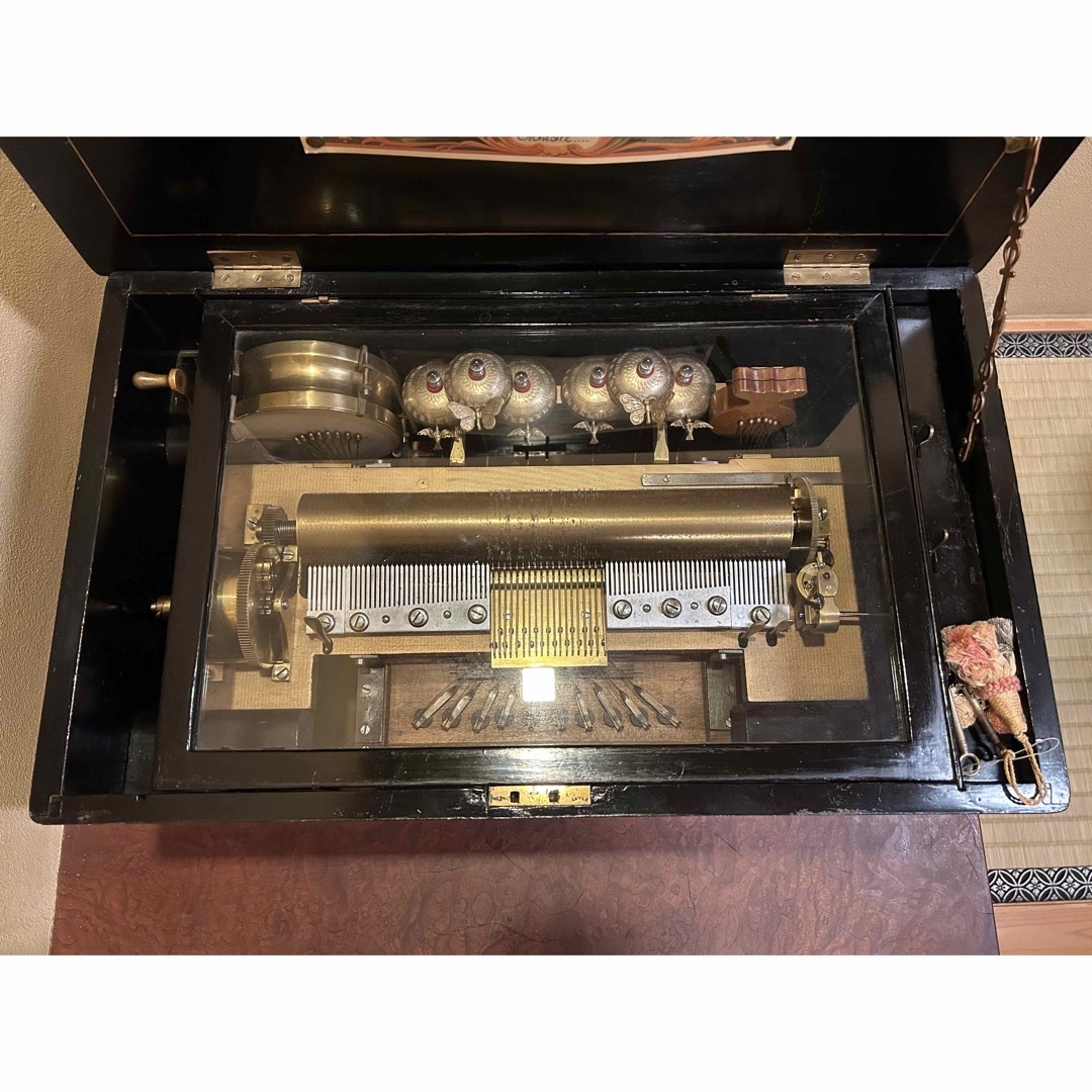 MUSIC BOX オーケストラ 1890年 オルゴール インテリア/住まい/日用品のインテリア小物(オルゴール)の商品写真