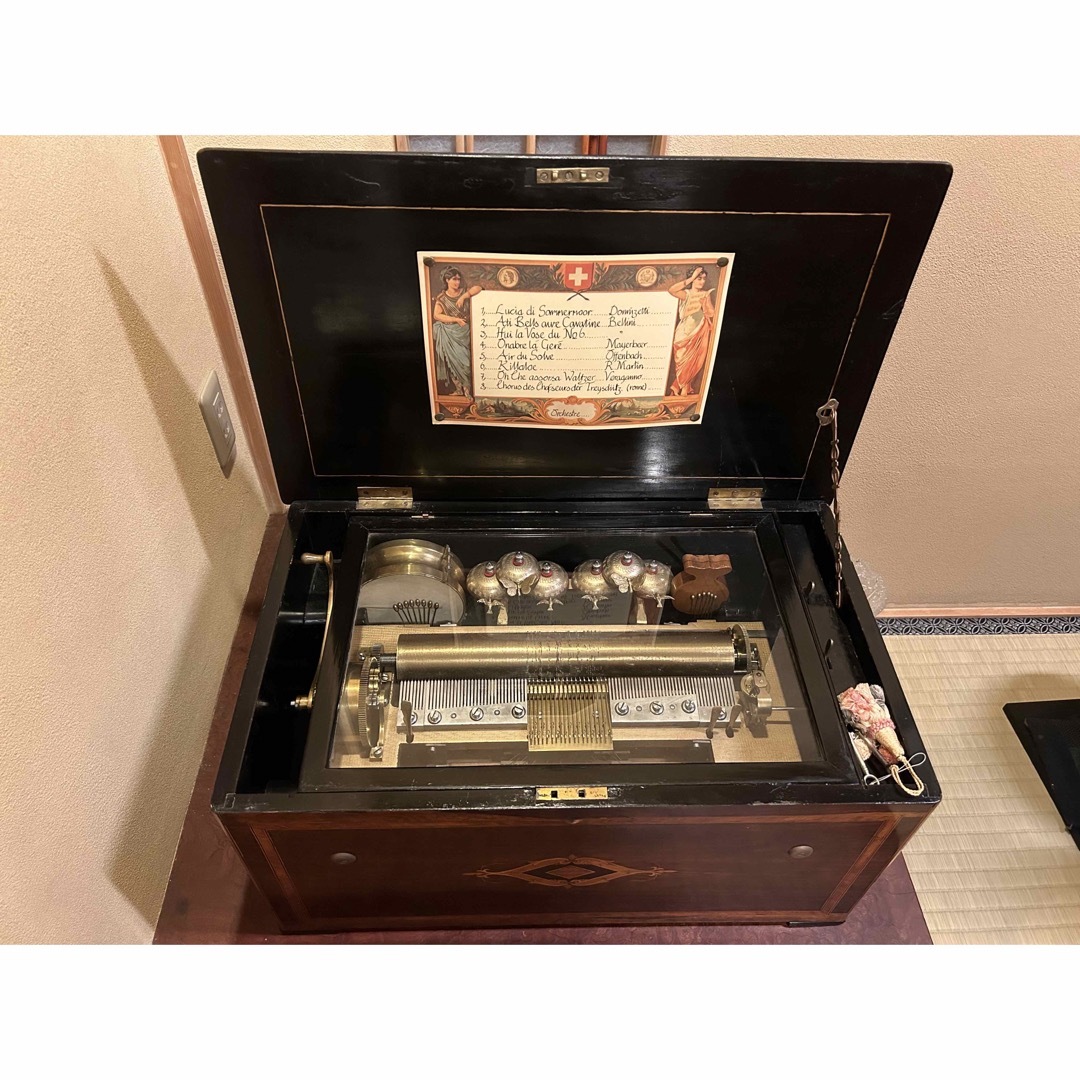 MUSIC BOX オーケストラ 1890年 オルゴール インテリア/住まい/日用品のインテリア小物(オルゴール)の商品写真