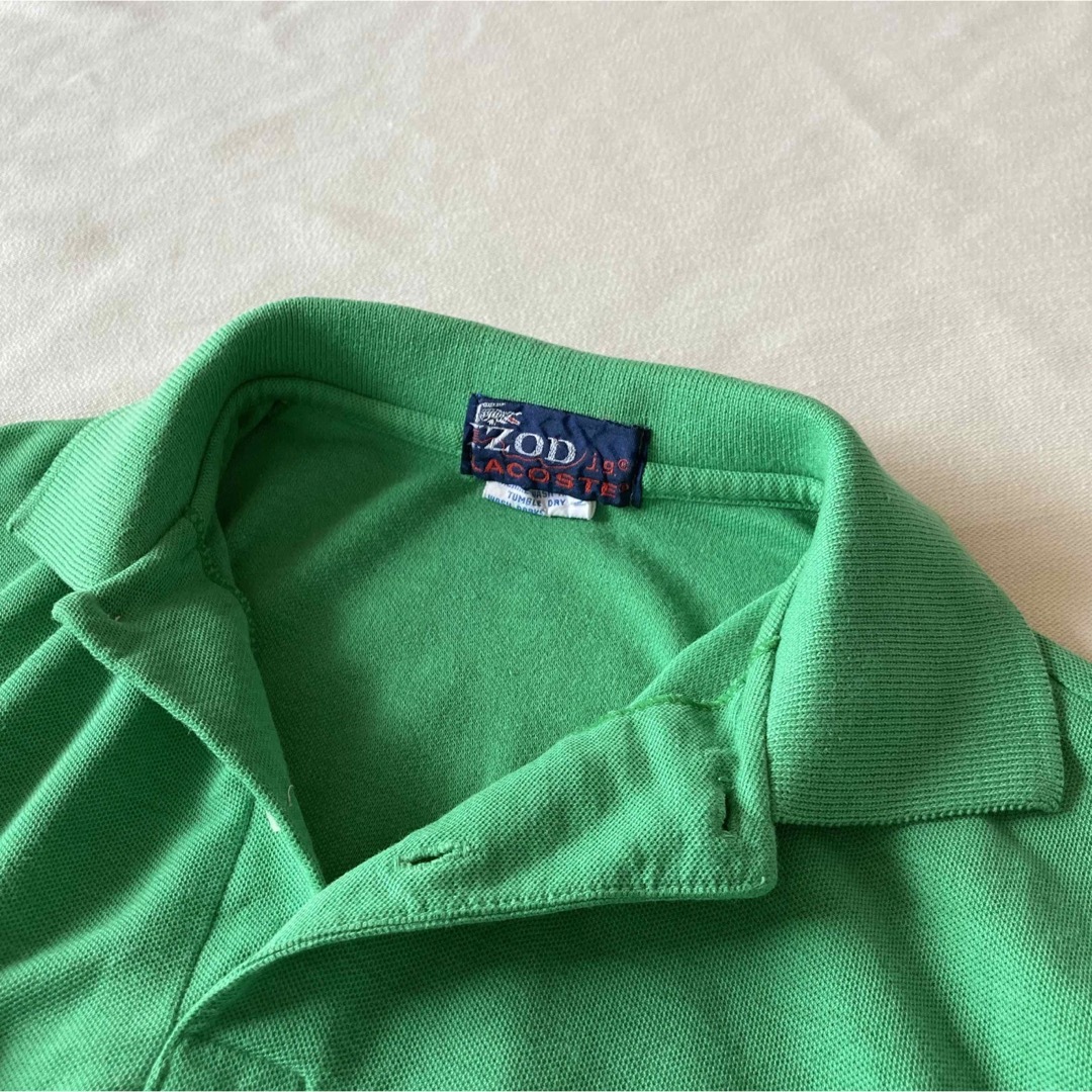 LACOSTE - 80s ビンテージ IZOD ラコステ 青ワニ 半袖 LACOSTE - 80s ビンテージ IZOD ラコステ 青ワニ 半袖