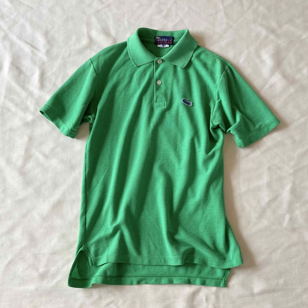 LACOSTE - 80s ビンテージ IZOD ラコステ 青ワニ 半袖 LACOSTE - 80s ビンテージ IZOD ラコステ 青ワニ 半袖