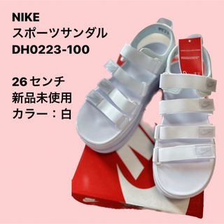 ナイキ(NIKE)の【新品未使用】ナイキスポーツサンダル 厚底 NIKE DH0223-100(サンダル)