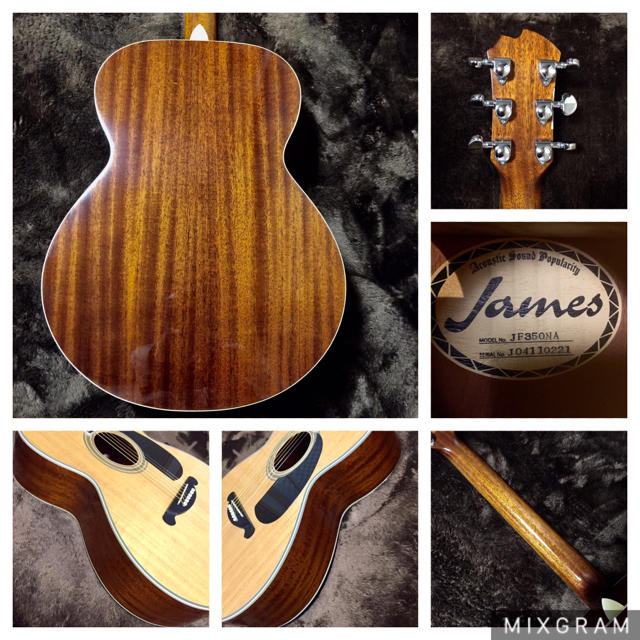 James(ジェームス)のblue ru様専用 初心者セット ⑤James JF350NA トップ単板‼️ 楽器のギター(アコースティックギター)の商品写真