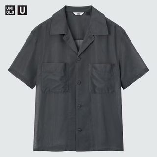 ユニクロ(UNIQLO)のシアー　コットンシャツ(シャツ/ブラウス(長袖/七分))