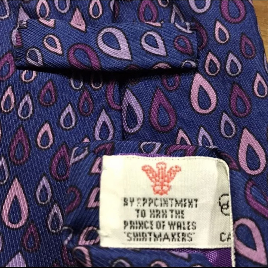 TURNBULL & ASSER(ターンブルアンドアッサー)のTurnbull&Asser Geometric pattern Tie メンズのファッション小物(ネクタイ)の商品写真