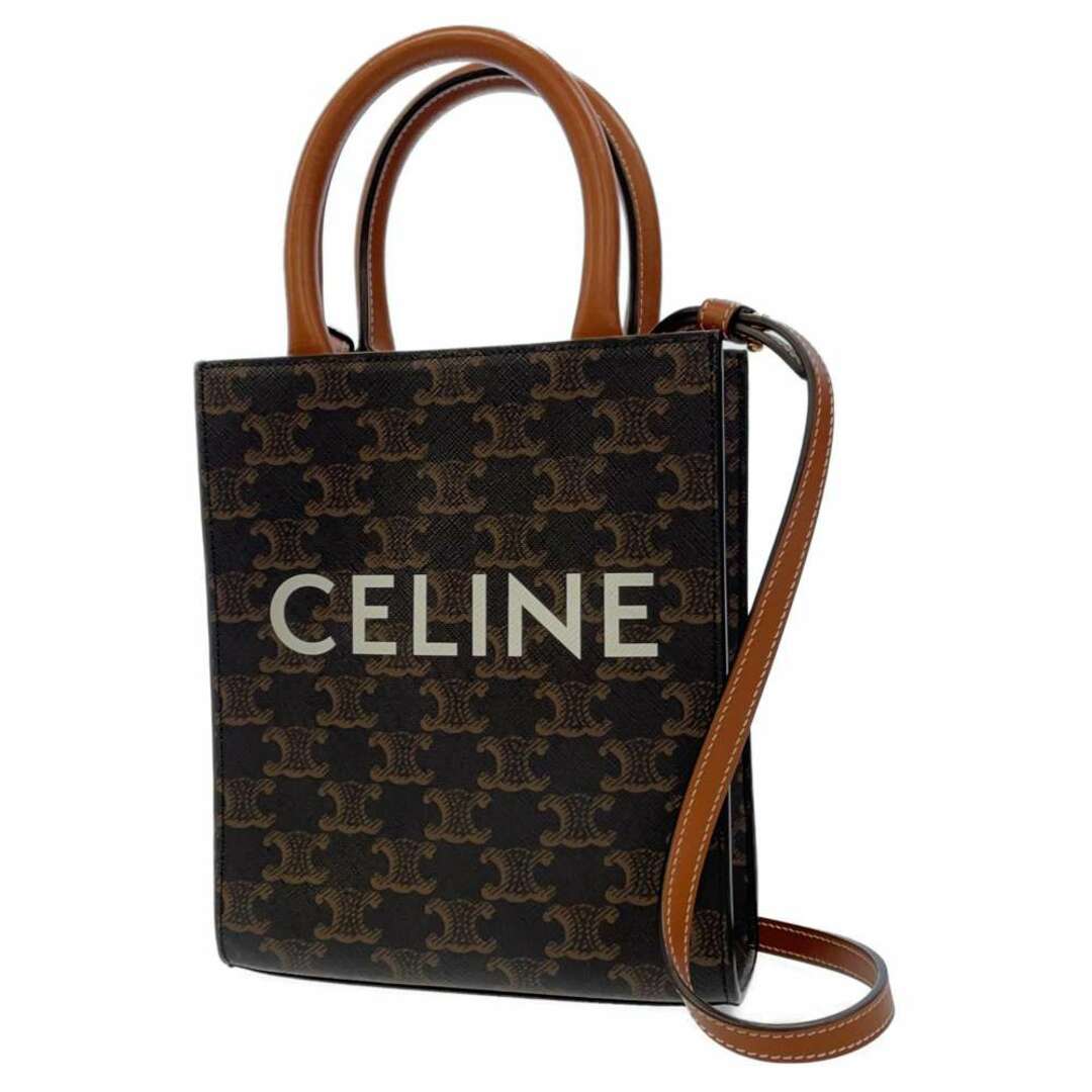 新品 CELINE バッグ ミニ バーティカルカバ トリオンフ セリーヌ2way