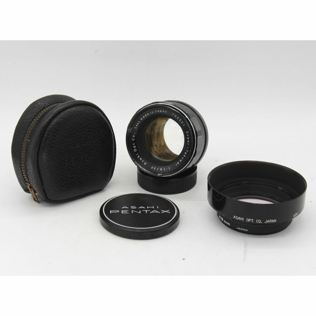 Pentax Super Takumar 1:1.8 55mm 初期型 フード付の通販 by Pentax Super Takumar 1:1.8 55mm 初期型 フード付の通販 by