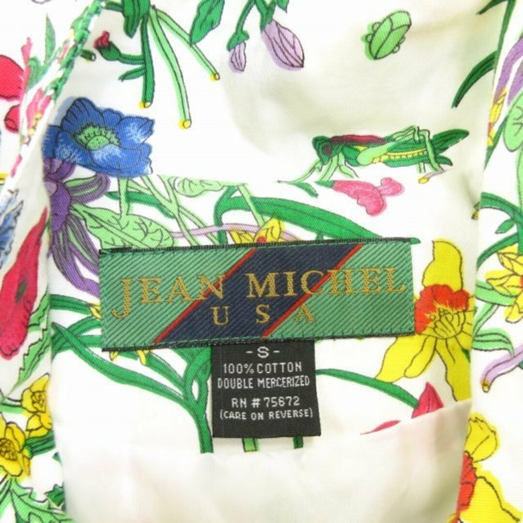 JEAN MICHEL 美品 花柄 ブルゾン ジャケット フラワー S ECM - ブルゾン