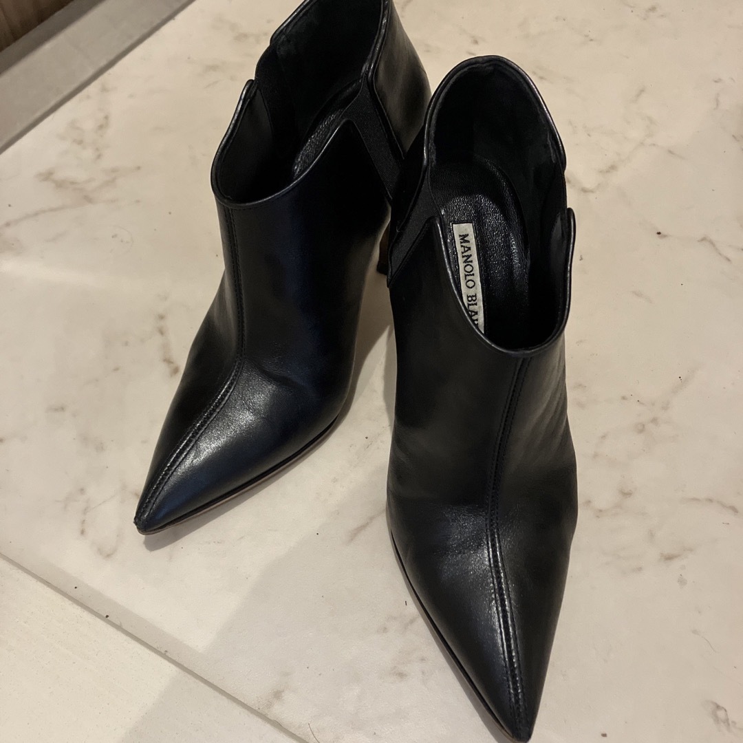 MANOLO BLAHNIK マノロブラニク ショートブーツ 23.5 特売特典付 - www