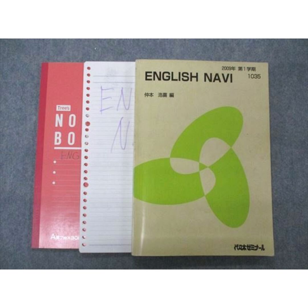 UE04-055 代ゼミ 代々木ゼミナール ENGLISH NAVI 仲本浩喜編 テキスト 2009 第1学期 17S0D