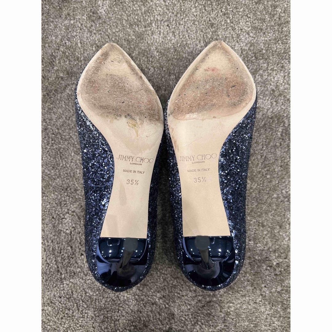 JIMMY CHOO パンプス　ROMY 85 サイズ35 ネイビー