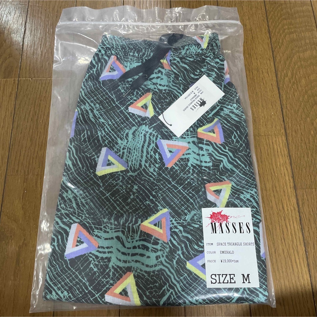 マシス ショートパンツ/MASSES SPACE TRIANGLE エメラルドの通販 by