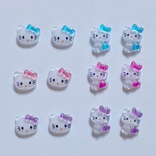 サンリオ(サンリオ)のキティちゃんネイルパーツ 12個セット(デコパーツ)