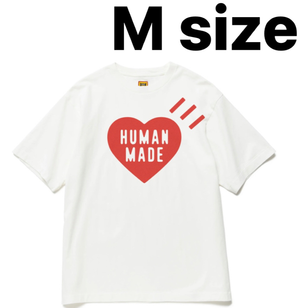 HUMAN MADE HEART T-SHIRT 白　M SIZE