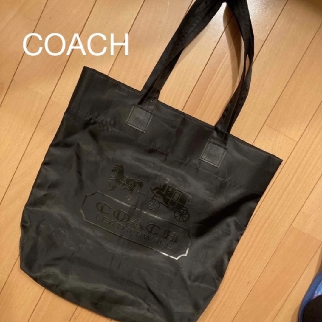 COACH - coach コーチナイロントートバック 黒の通販 by Tom's shop