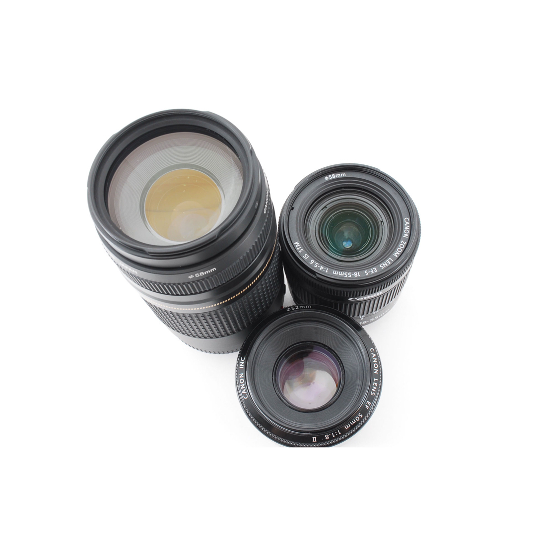 Canon EOS 90D標準&望遠&単焦点トリプルレンズセット デジタル一眼 Canon EOS 90D標準&望遠&単焦点トリプルレンズセット デジタル一眼