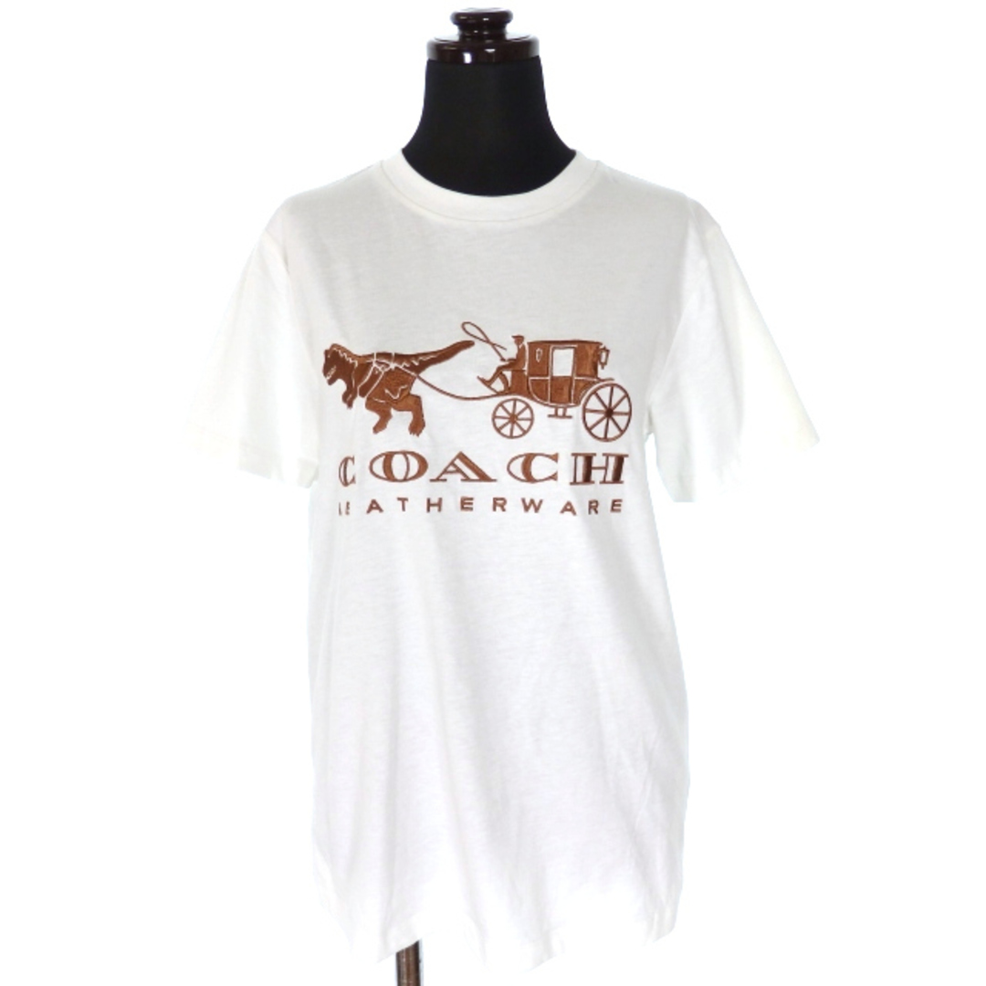 コーチ COACH レキシー アンド キャリッジ Tシャツ XS ホワイト | フリマアプリ ラクマ